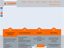 Tablet Screenshot of nyprestige.com